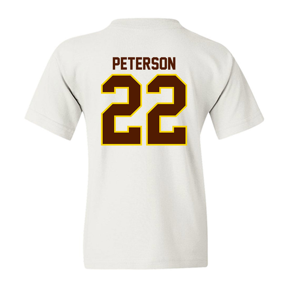 Western Michigan - NCAA Men's Basketball : Declan Peterson - Classic Shersey Youth T-Shirt-1