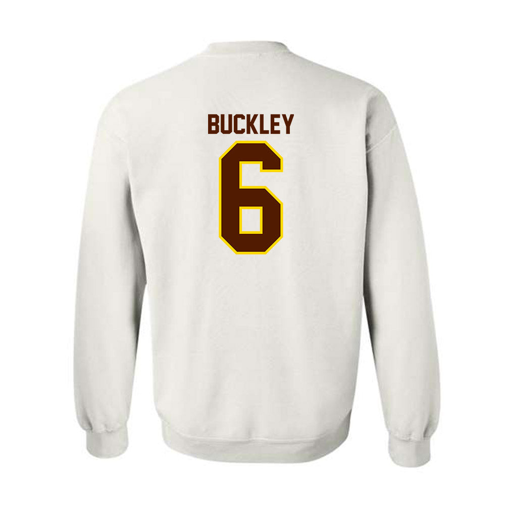 Western Michigan - NCAA Football : Jalen Buckley - Classic Shersey Crewneck Sweatshirt-1