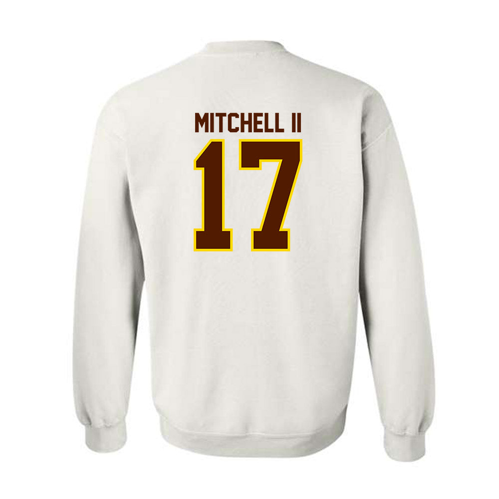 Western Michigan - NCAA Football : Jason Mitchell II - Classic Shersey Crewneck Sweatshirt-1