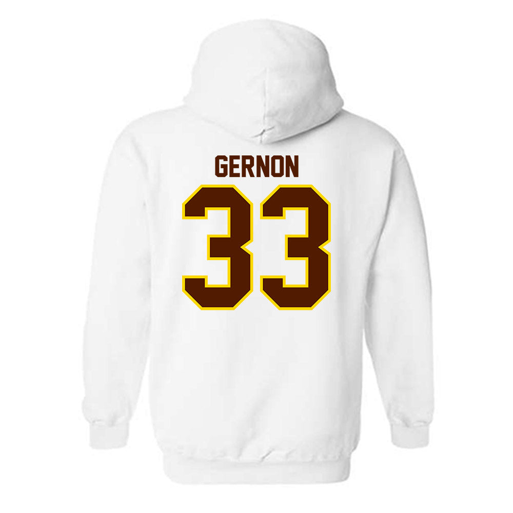 Western Michigan - NCAA Baseball : Jake Gernon - Classic Shersey Hooded Sweatshirt-1