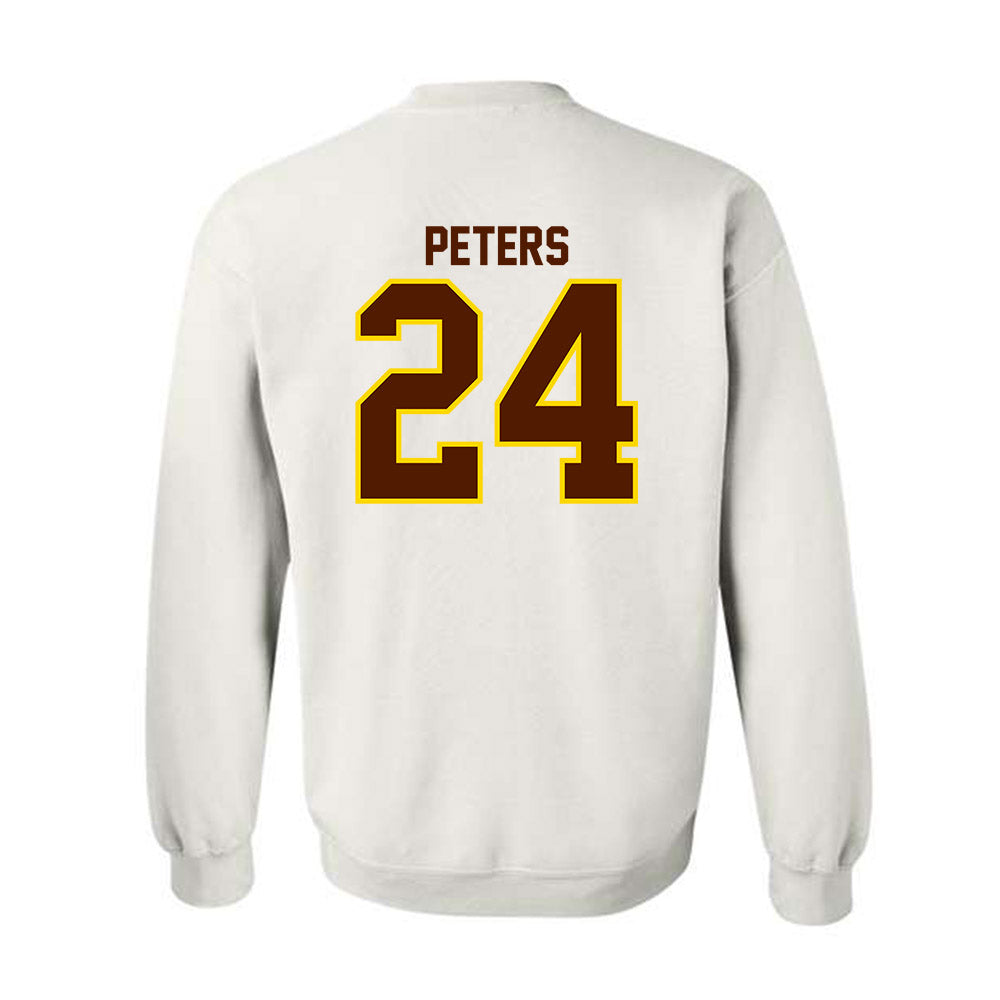 Western Michigan - NCAA Football : John Peters - Classic Shersey Crewneck Sweatshirt-1