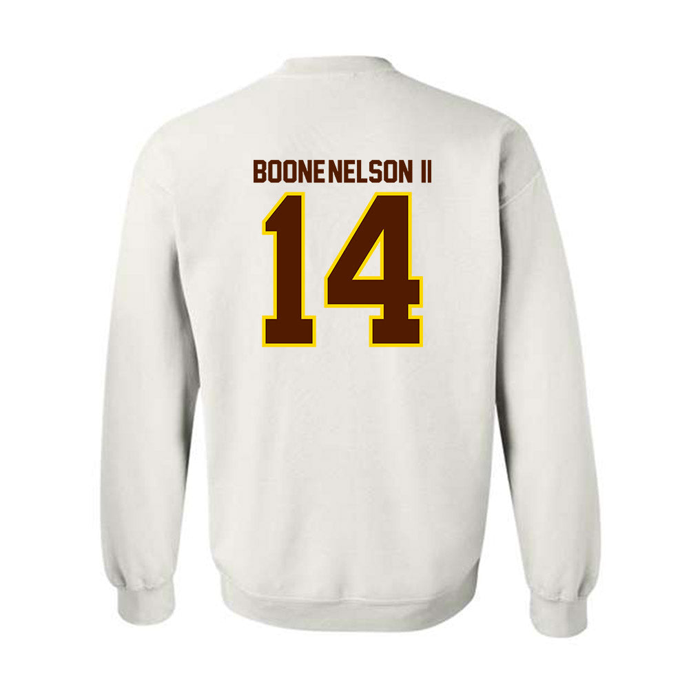 Western Michigan - NCAA Football : Keivin Boone-Nelson II - Classic Shersey Crewneck Sweatshirt-1