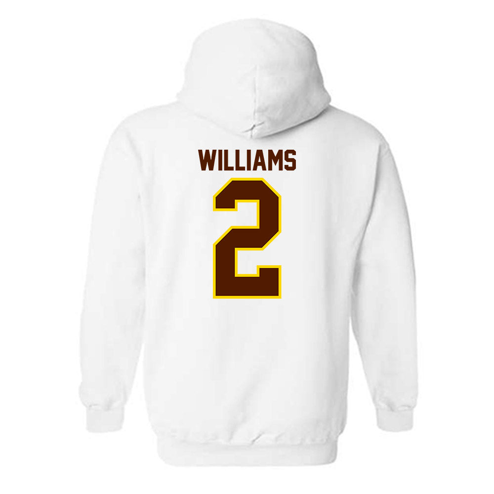 Western Michigan - NCAA Football : Popeye Williams - Classic Shersey Hooded Sweatshirt-1