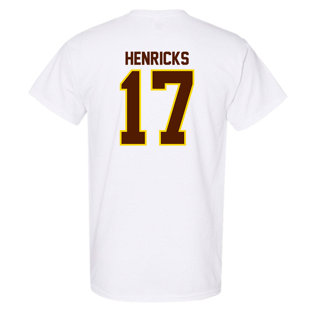 Western Michigan - NCAA Men's Ice Hockey : Ty Henricks - Classic Shersey T-Shirt-1