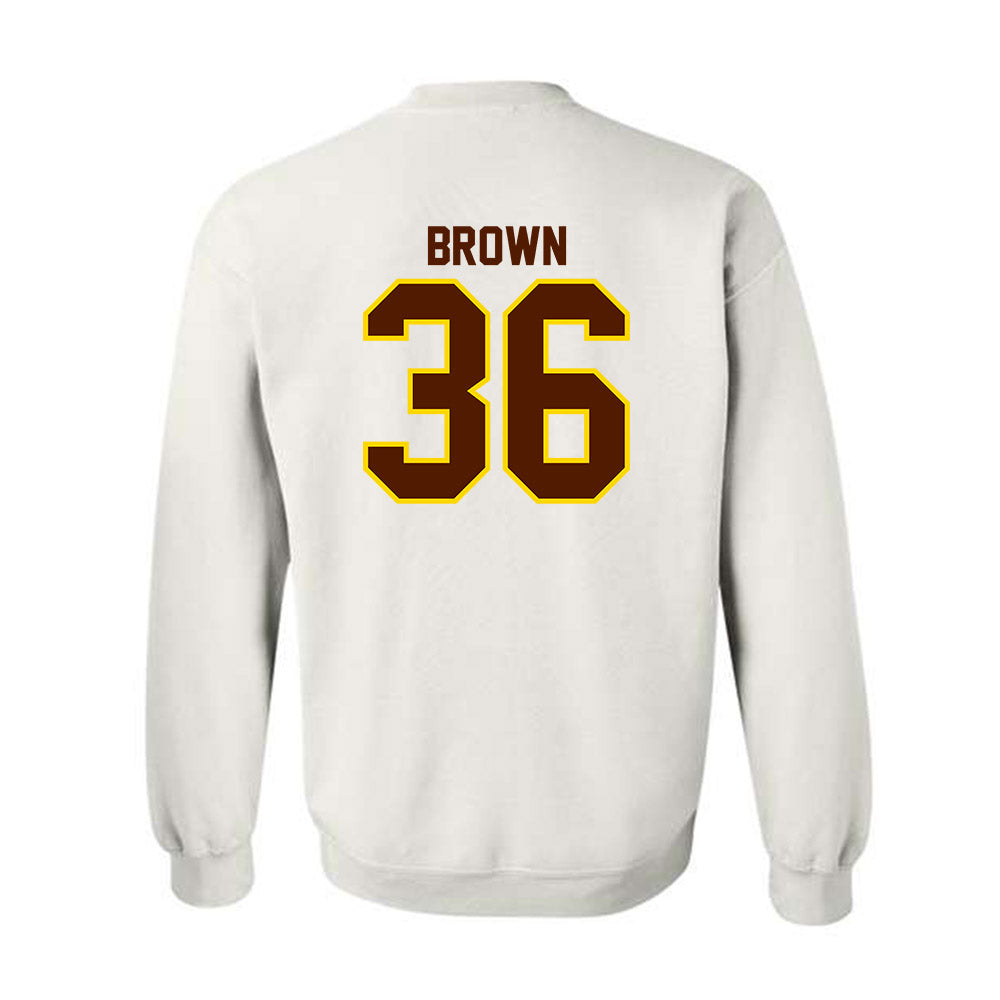 Western Michigan - NCAA Football : Freddy Brown - Classic Shersey Crewneck Sweatshirt-1