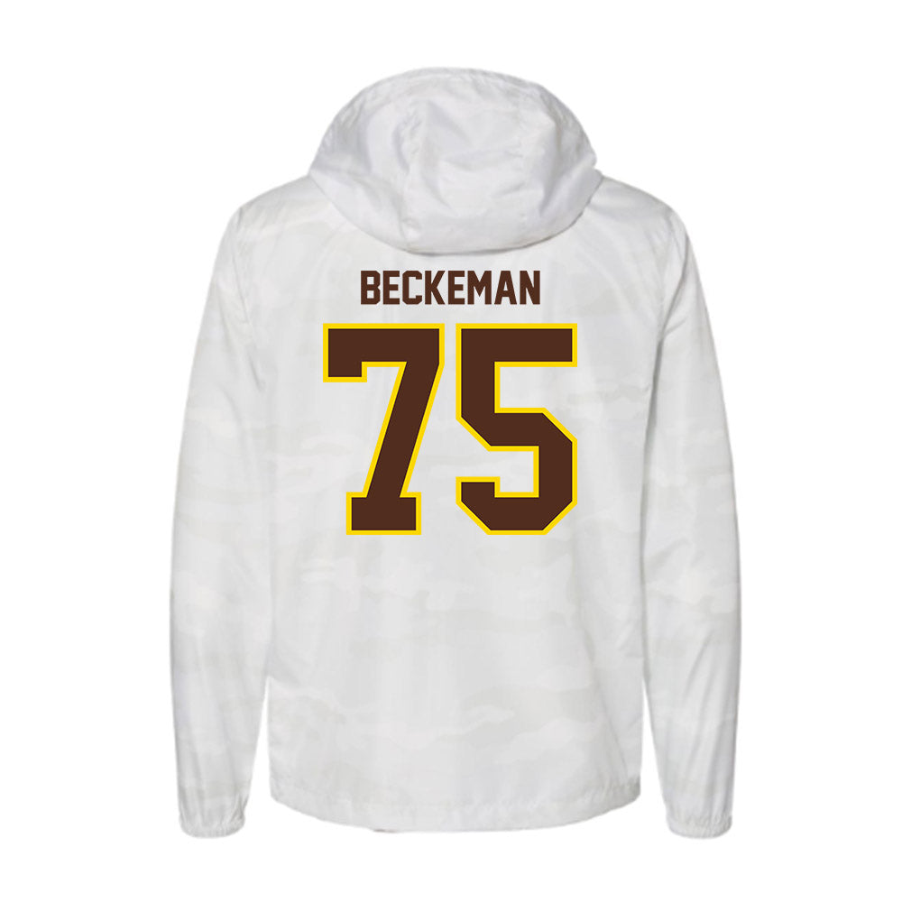 Western Michigan - NCAA Football : Spencer Beckeman - Windbreaker-1