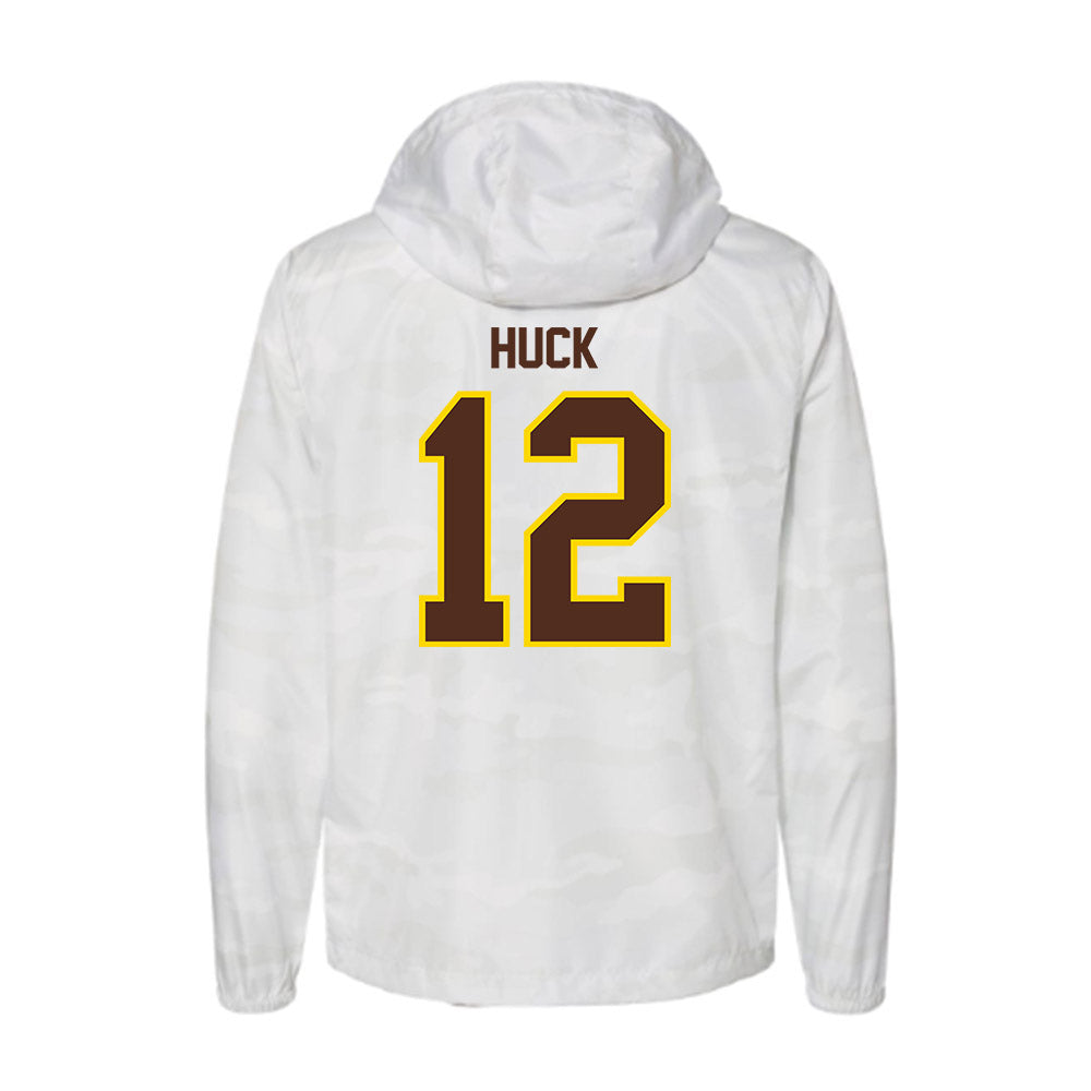 Western Michigan - NCAA Men's Ice Hockey : Samuel Huck - Windbreaker-1
