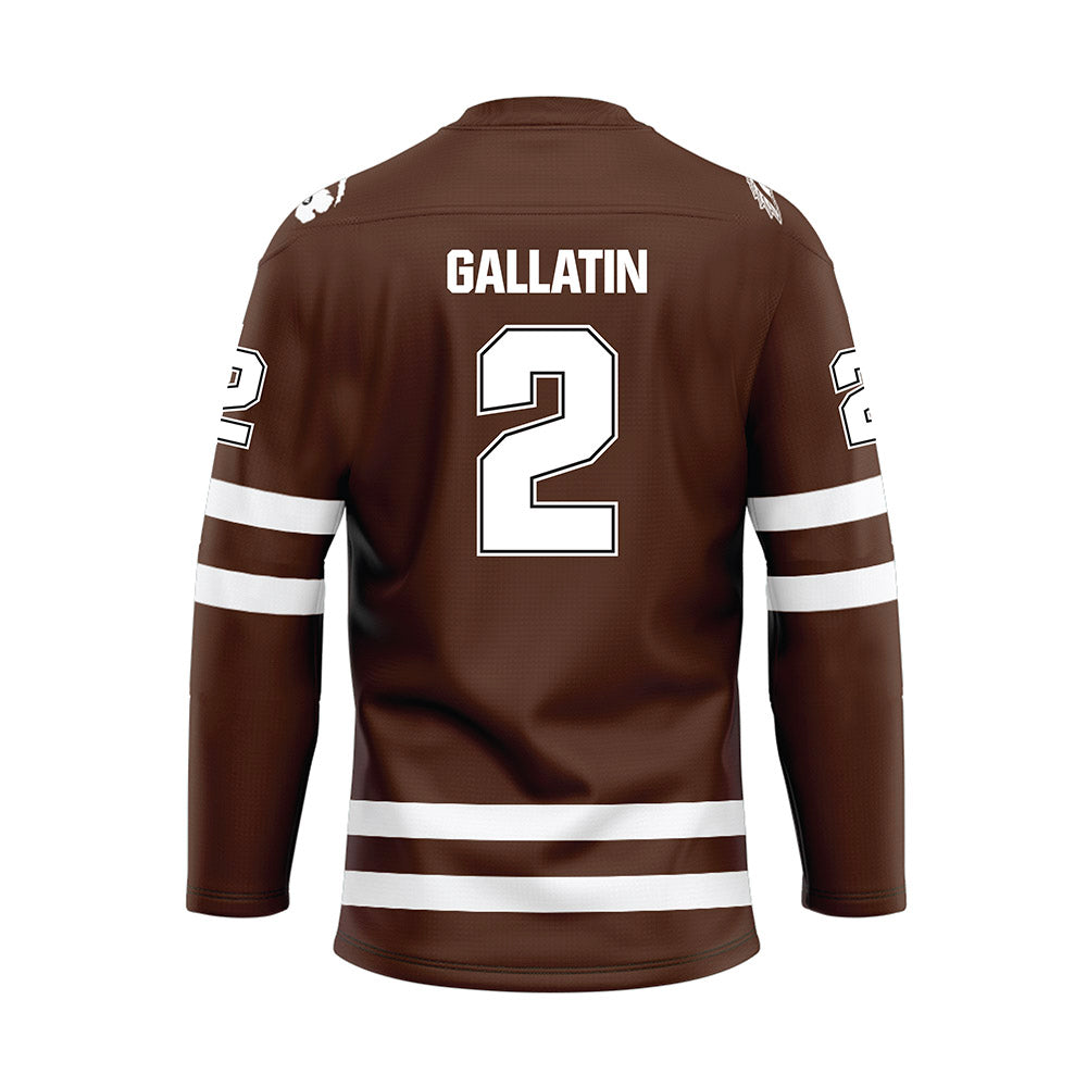 Western Michigan - NCAA Men's Ice Hockey : Grady Gallatin - Hockey Jersey-1