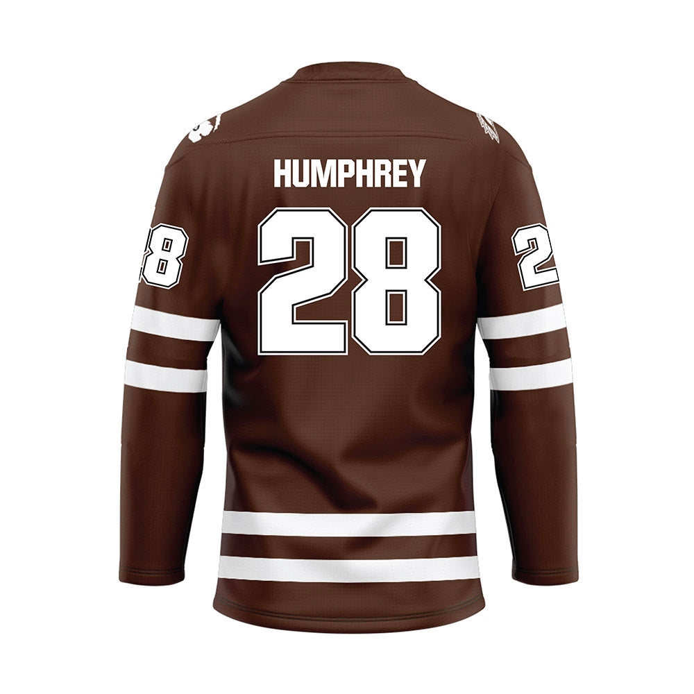 Western Michigan - NCAA Men's Ice Hockey : Ryan Humphrey - Hockey Jersey-1