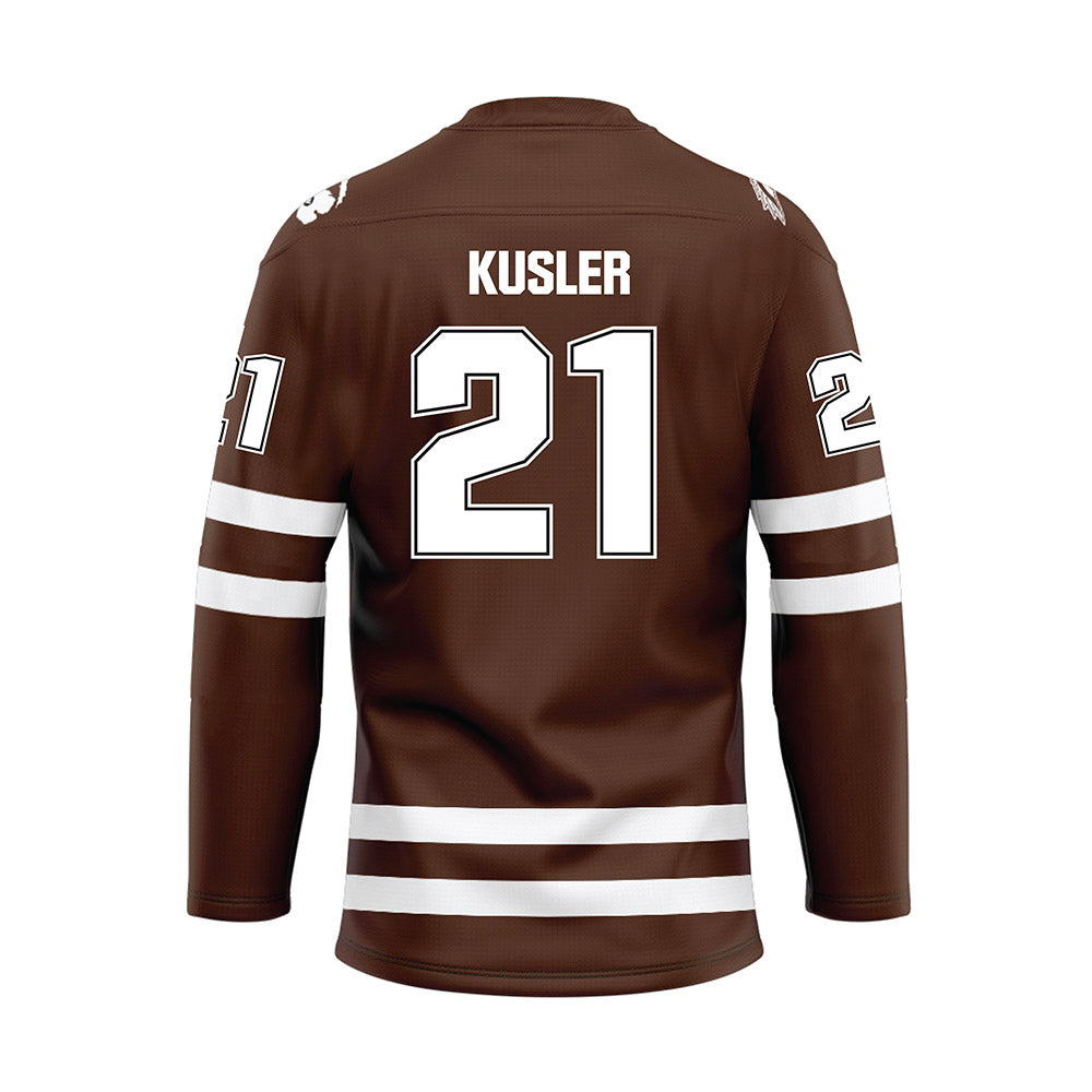 Western Michigan - NCAA Men's Ice Hockey : Ryan Kusler - Hockey Jersey-1