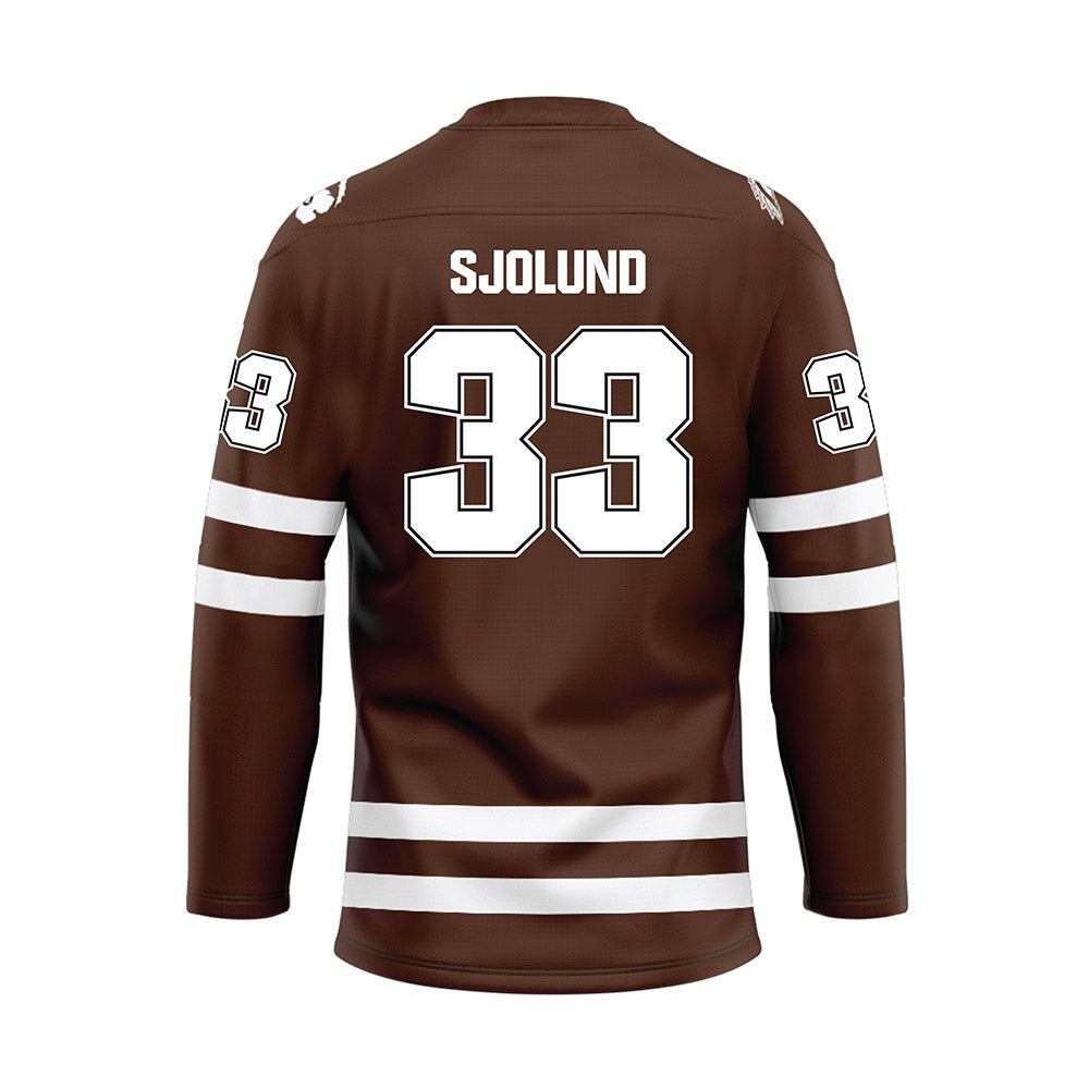 Western Michigan - NCAA Men's Ice Hockey : Samuel Sjolund - Hockey Jersey-1