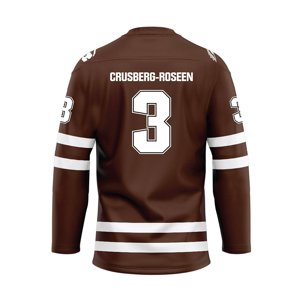 Western Michigan - NCAA Men's Ice Hockey : Cole Crusberg-Roseen - Hockey Jersey-1