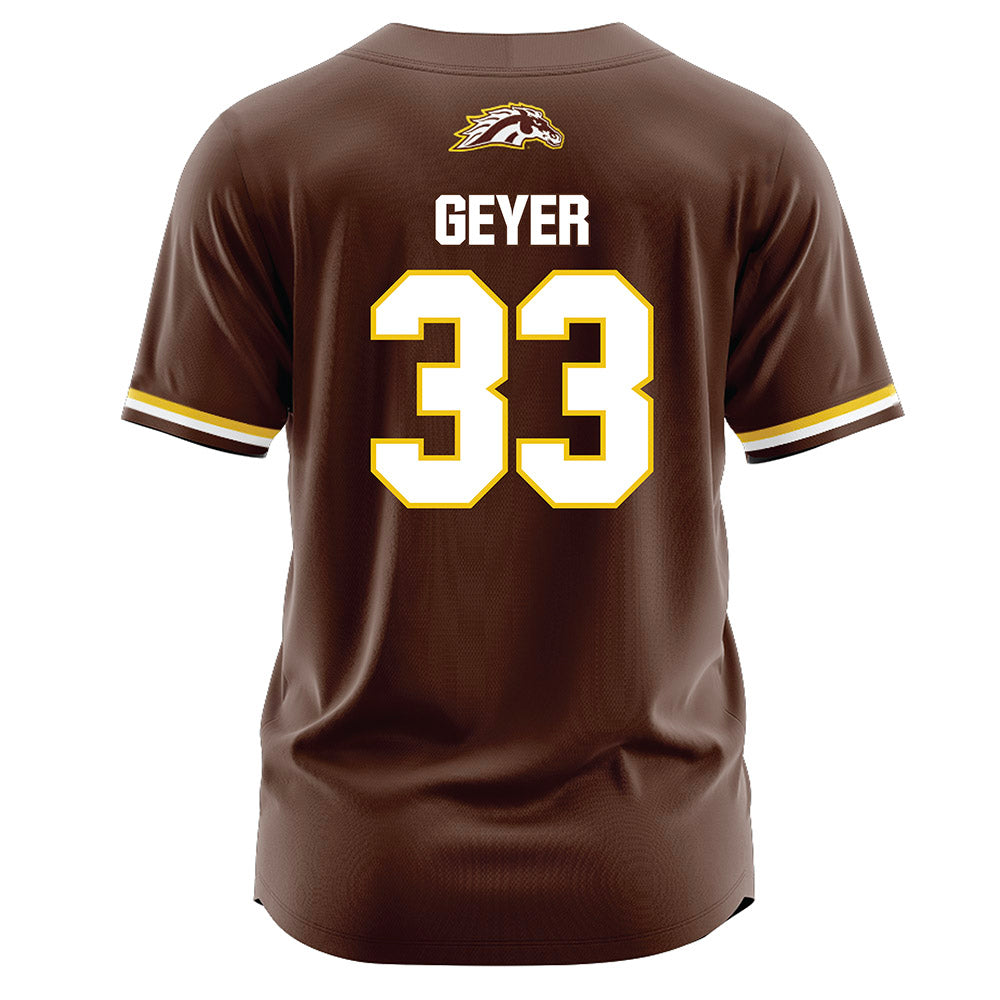 Western Michigan - NCAA Softball : Ava Geyer - Brown Jersey-1