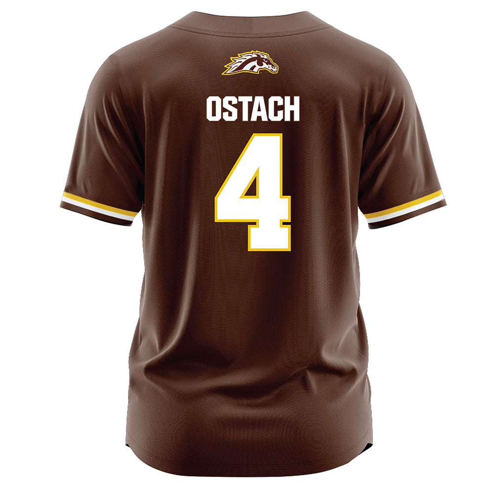 Western Michigan - NCAA Softball : Parker Ostach - Brown Jersey-1
