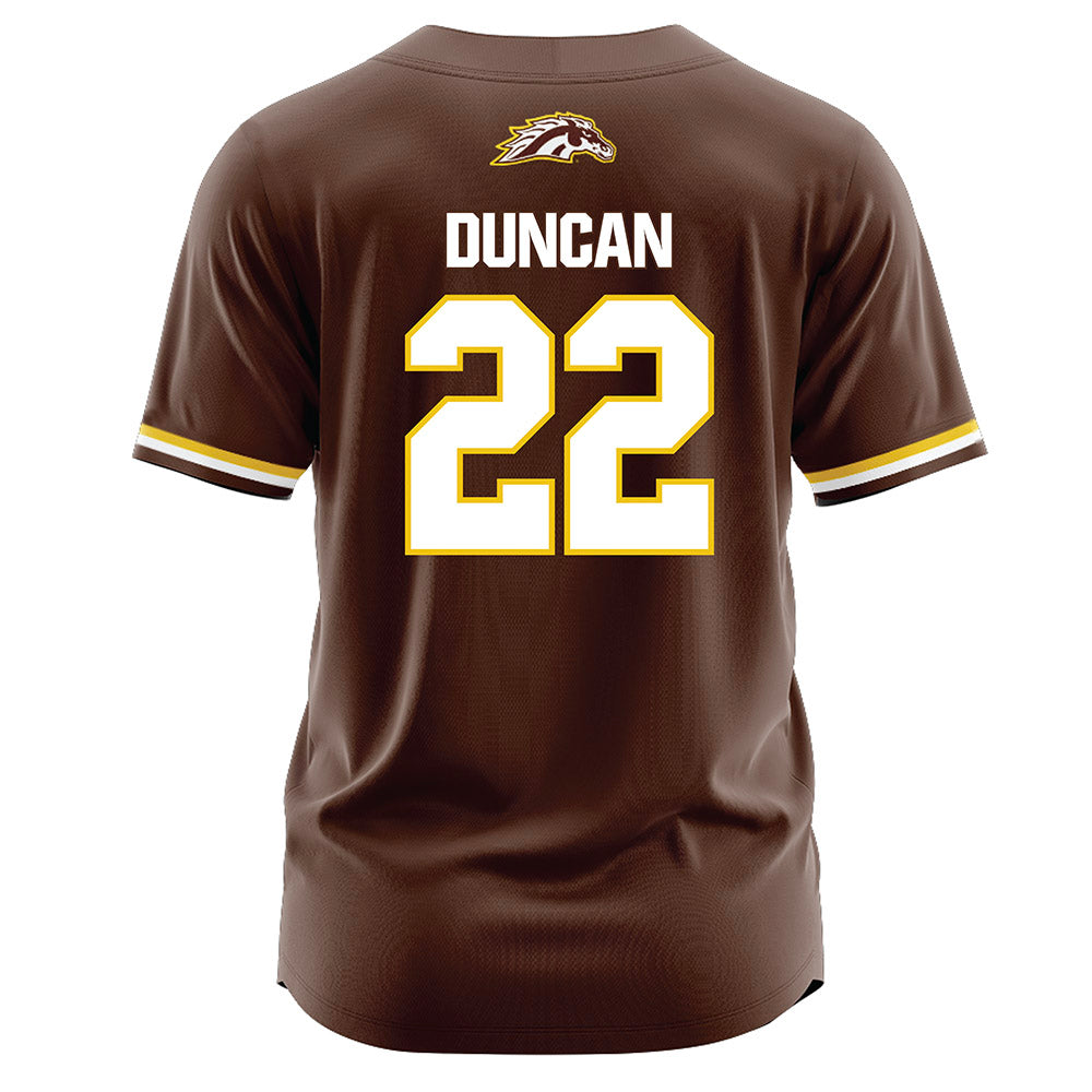 Western Michigan - NCAA Softball : Bella Duncan - Brown Jersey-1