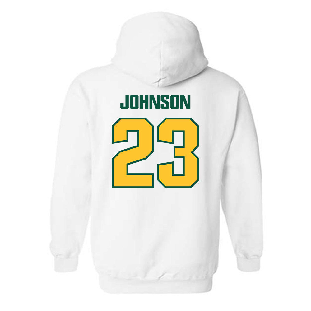 Northern Michigan - NCAA Men's Ice Hockey : Evan Johnson - Classic Shersey Hooded Sweatshirt-1