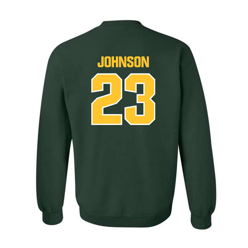 Northern Michigan - NCAA Men's Ice Hockey : Evan Johnson - Classic Shersey Crewneck Sweatshirt-1
