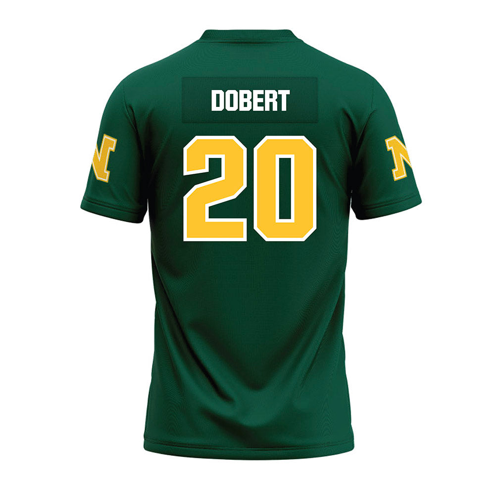 Northern Michigan - NCAA Football : Noah Dobert - Green Premium Football Jersey-1