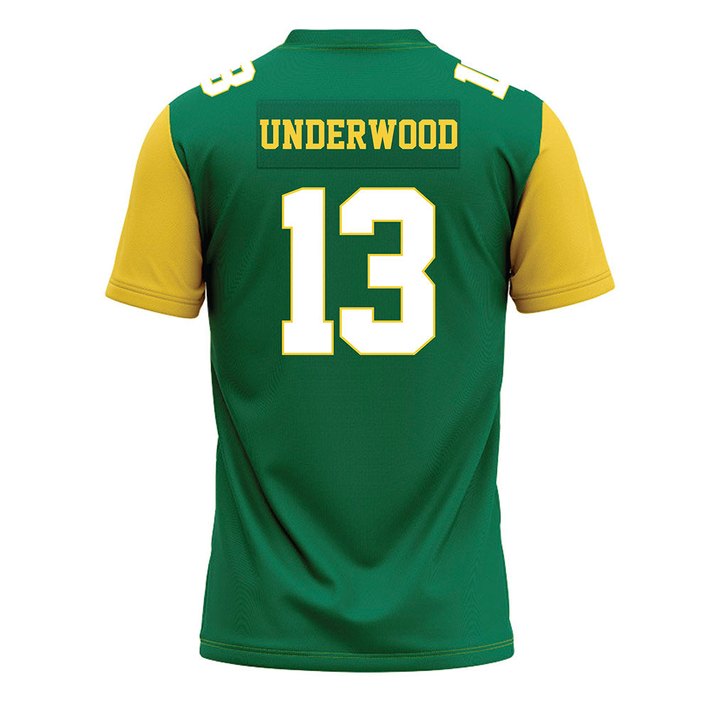 Norfolk State - NCAA Football : Ricardo Underwood - Green Jersey-1