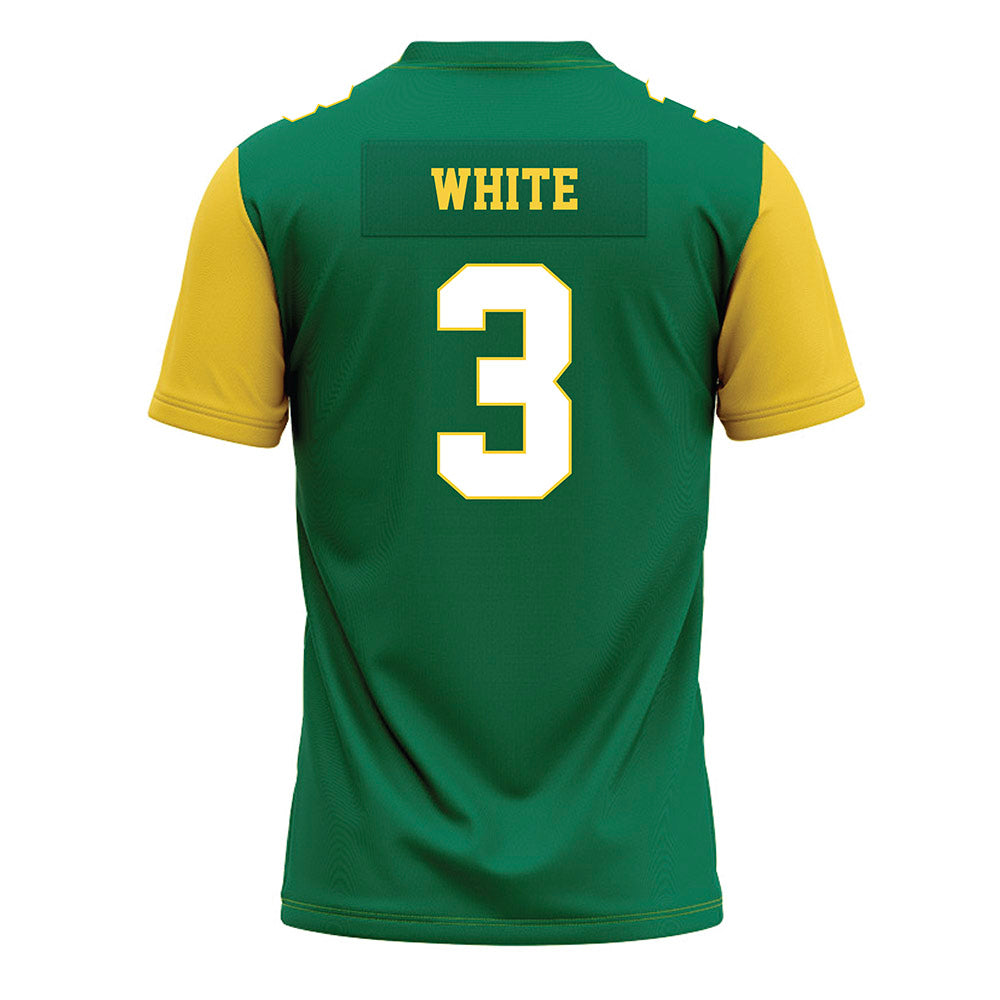 Norfolk State - NCAA Football : Jaylen White - Green Jersey-1