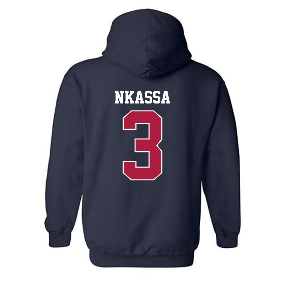 Detroit Mercy - NCAA Men's Soccer : Tom Nkassa - Classic Shersey Hooded Sweatshirt-1