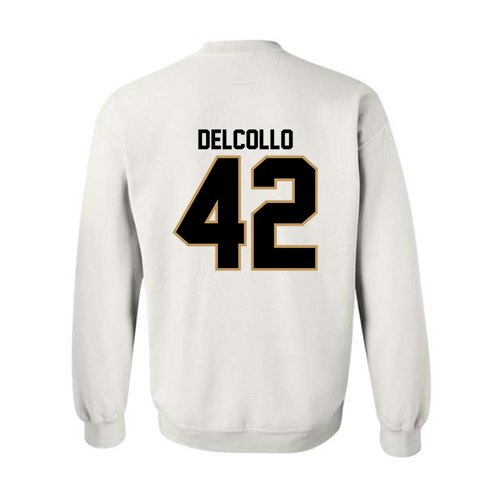Oakland - NCAA Baseball : Drew Delcollo - Classic Shersey Crewneck Sweatshirt-1
