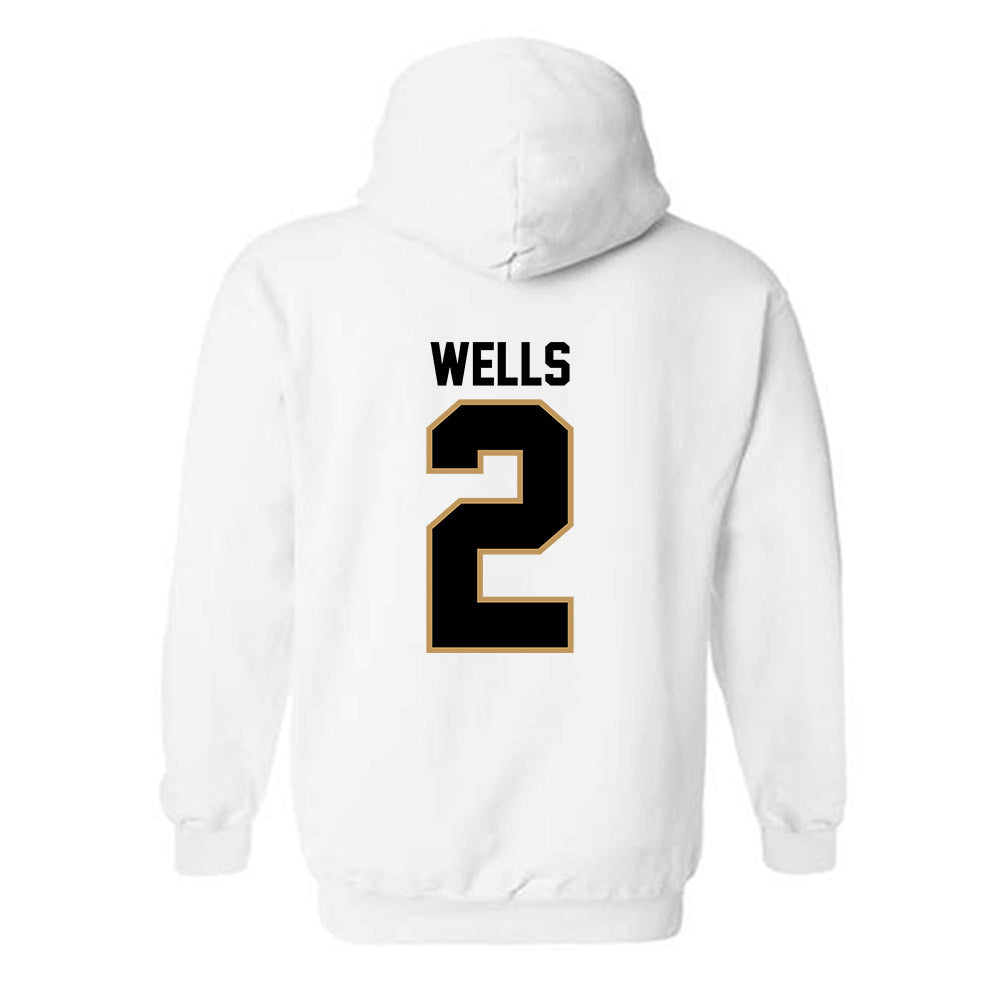 Oakland - NCAA Men's Basketball : Ziare Wells - Classic Shersey Hooded Sweatshirt-1