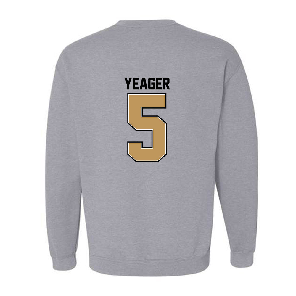 Oakland - NCAA Men's Basketball : MJ Yeager - Classic Shersey Crewneck Sweatshirt-1