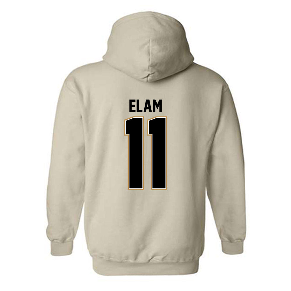 Oakland - NCAA Women's Basketball : Jaidyn Elam - Classic Shersey Hooded Sweatshirt-1