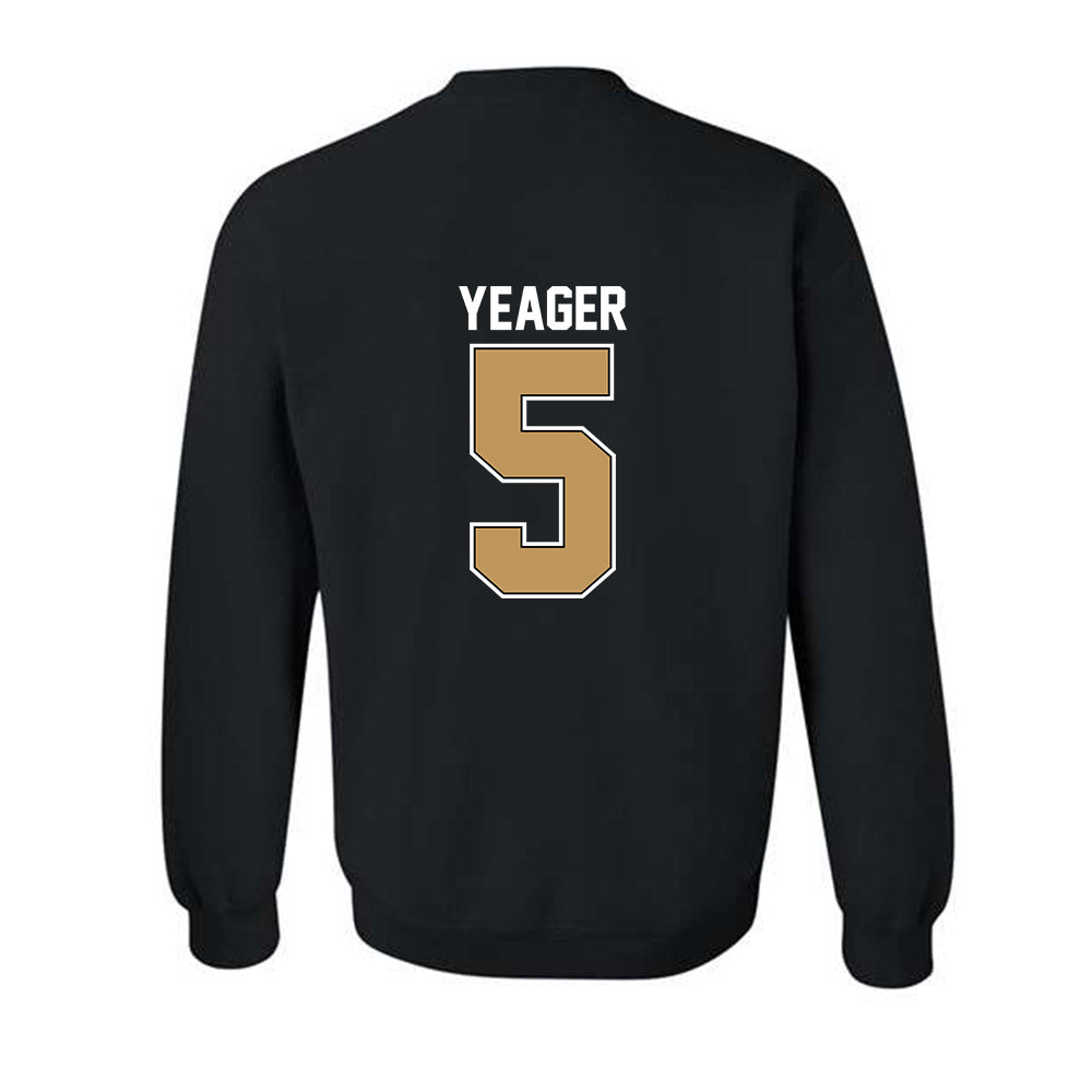 Oakland - NCAA Men's Basketball : MJ Yeager - Classic Shersey Crewneck Sweatshirt-1