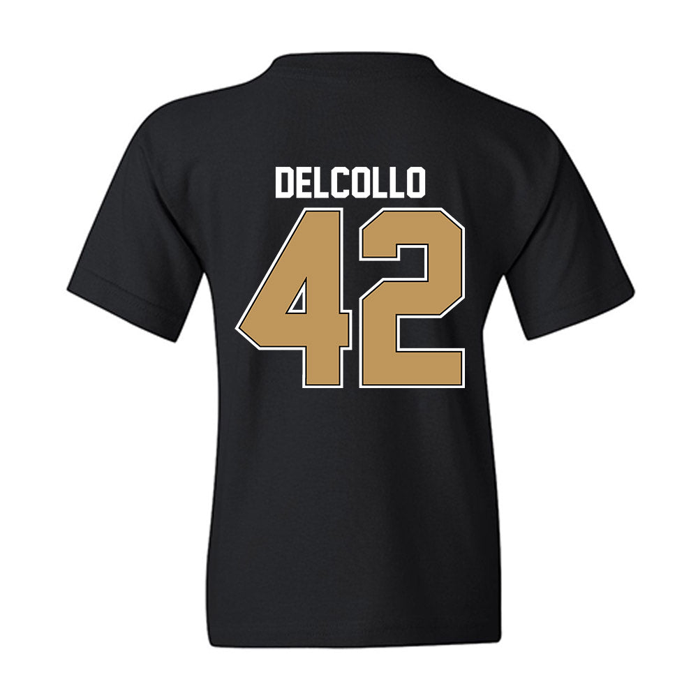 Oakland - NCAA Baseball : Drew Delcollo - Classic Shersey Youth T-Shirt-1