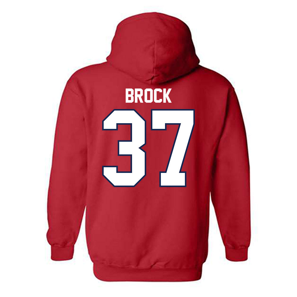 Belmont - NCAA Baseball : Logan Brock - Classic Shersey Hooded Sweatshirt