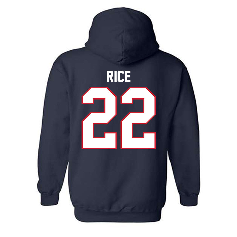 Belmont - NCAA Baseball : Noah Rice - Classic Shersey Hooded Sweatshirt-1