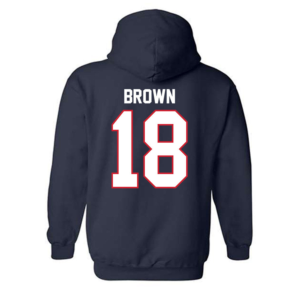 Belmont - NCAA Baseball : Zane Brown - Classic Shersey Hooded Sweatshirt-1