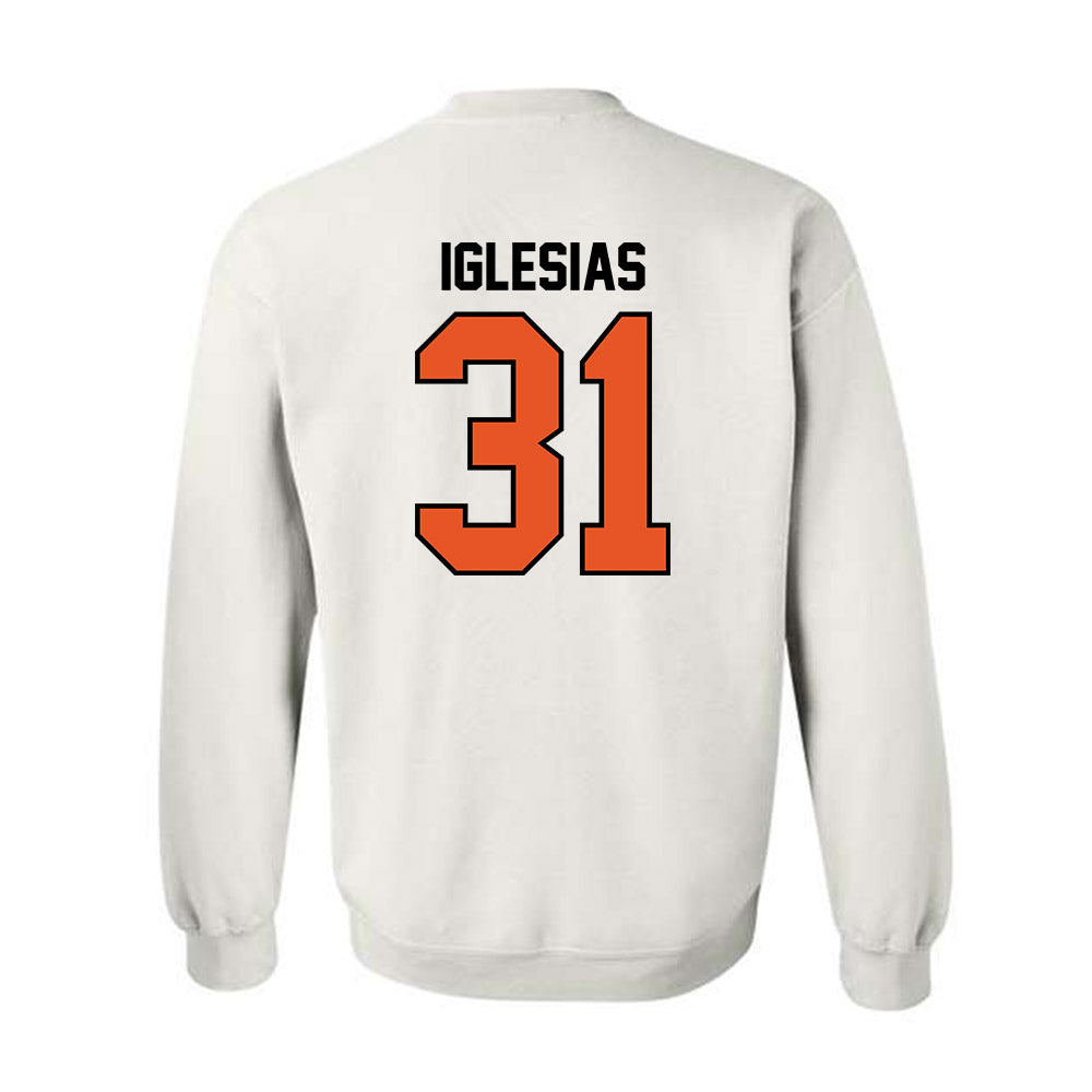 Pacific - NCAA Baseball : Justin Iglesias - Classic Shersey Crewneck Sweatshirt-1