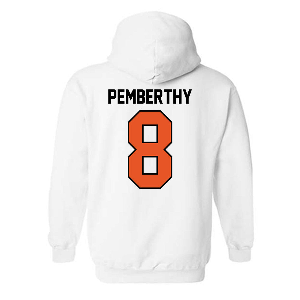 Pacific - NCAA Men's Water Polo : Manuel Pemberthy - Classic Shersey Hooded Sweatshirt-1