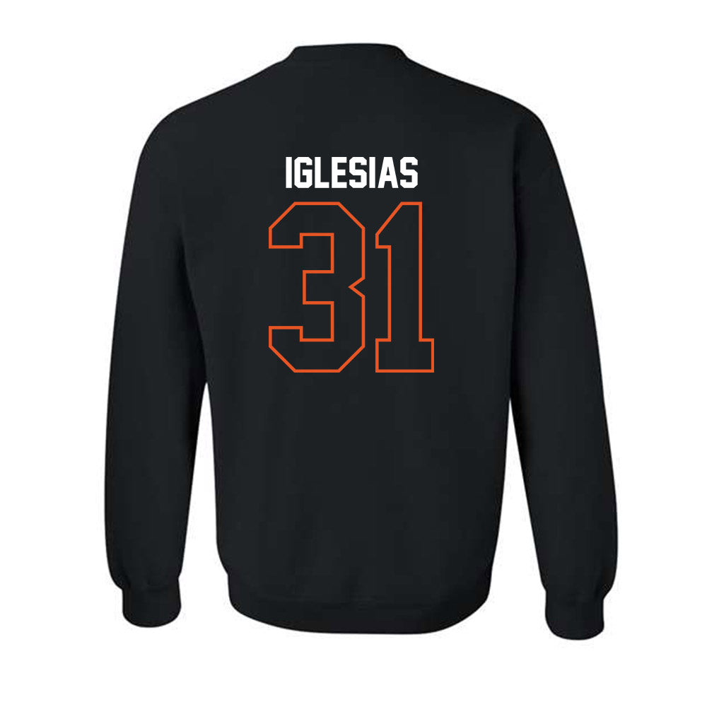 Pacific - NCAA Baseball : Justin Iglesias - Classic Shersey Crewneck Sweatshirt-1