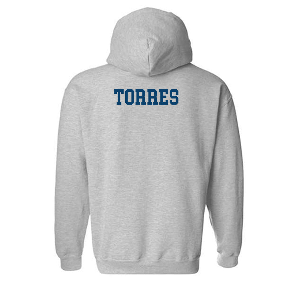 Saint Peter's - NCAA Men's Swimming & Diving : Anthony Torres - Classic Shersey Hooded Sweatshirt-1
