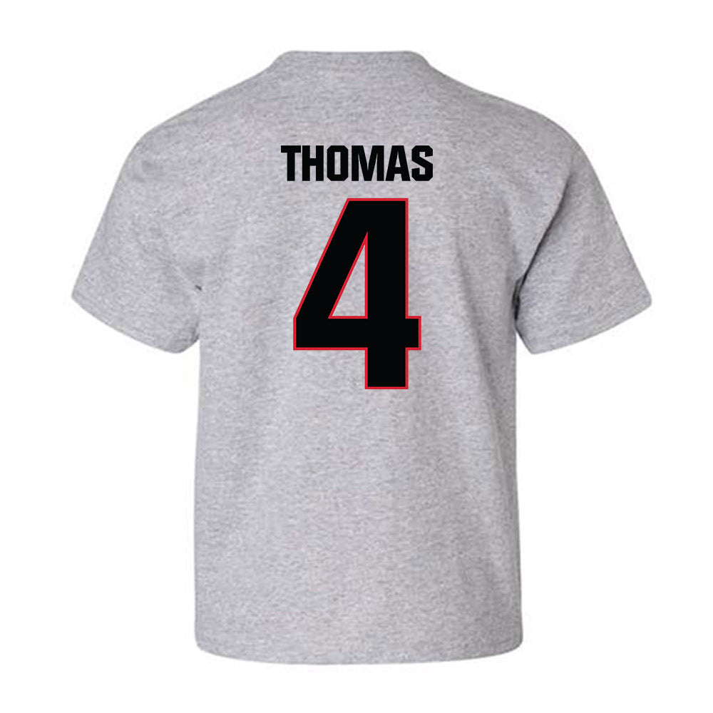 Bradley - NCAA Men's Basketball : Corey Thomas - Classic Shersey Youth T-Shirt-1