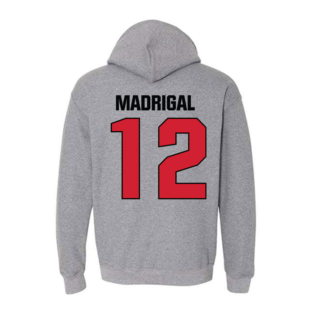 Bradley - NCAA Men's Soccer : Emilio Madrigal - Classic Shersey Hooded Sweatshirt-1