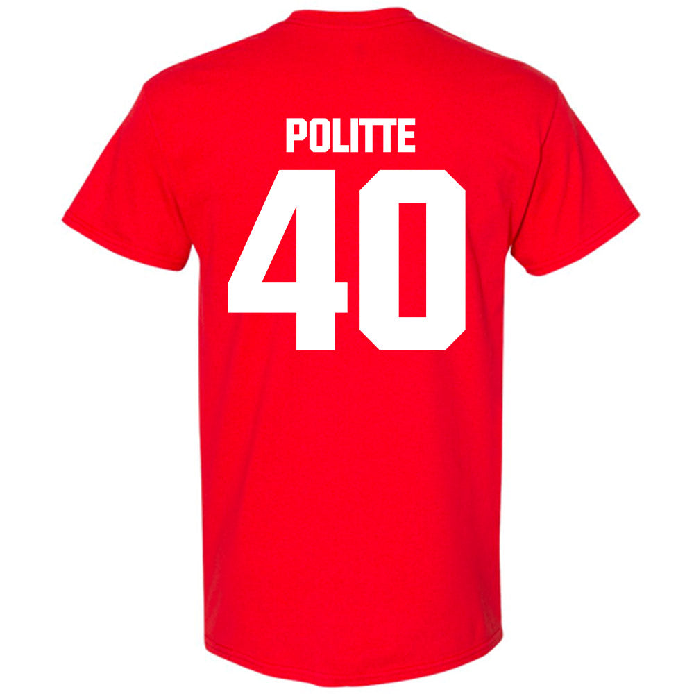 Bradley - NCAA Baseball : Drew Politte - Classic Shersey T-Shirt-1