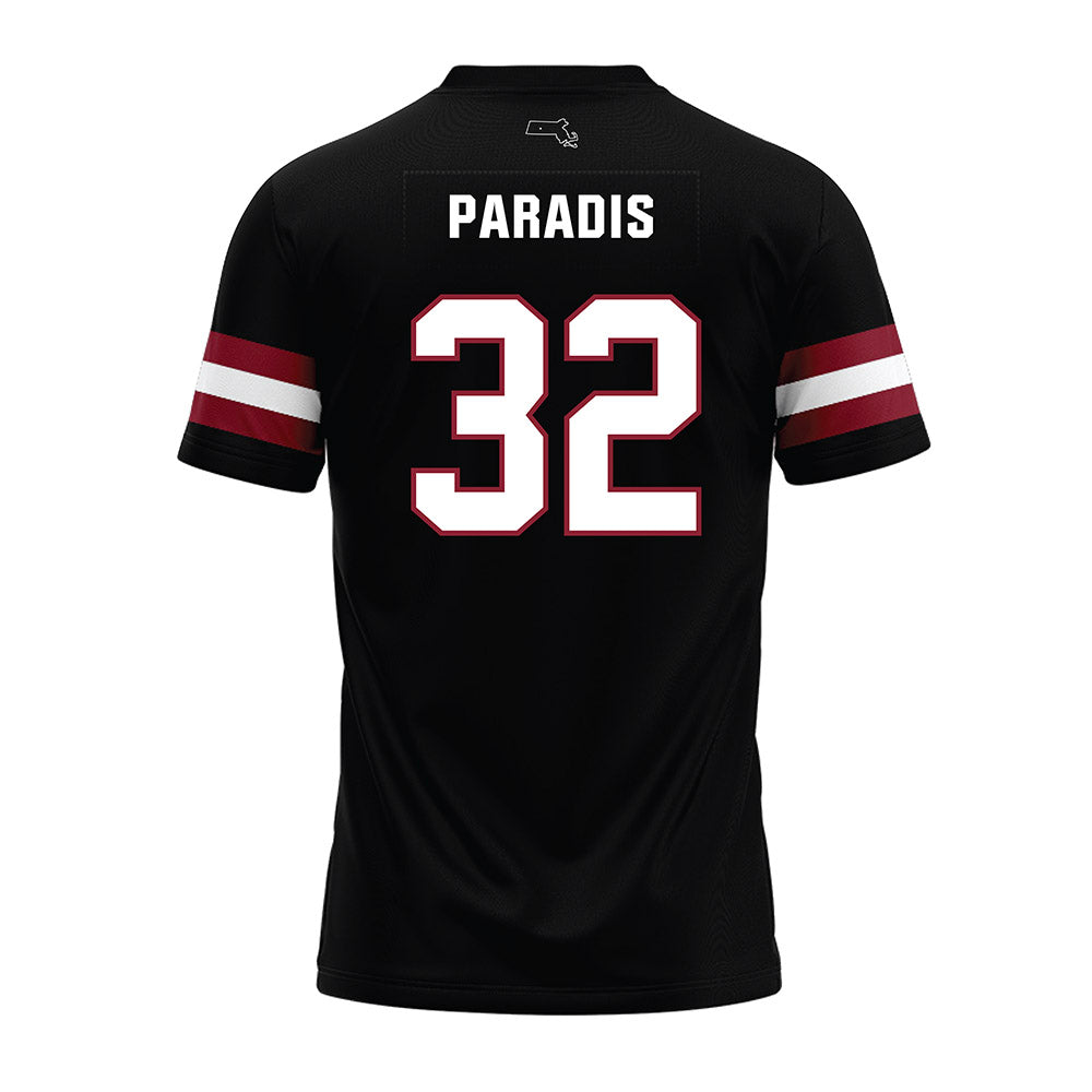 UMass - NCAA Football : Jackson Paradis - Black Premium Football Jersey