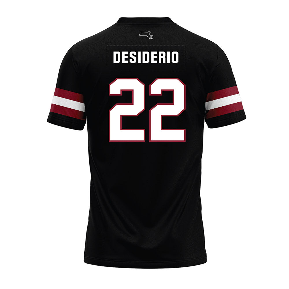UMass - NCAA Football : Cookie Desiderio - Black Premium Football Jersey-1