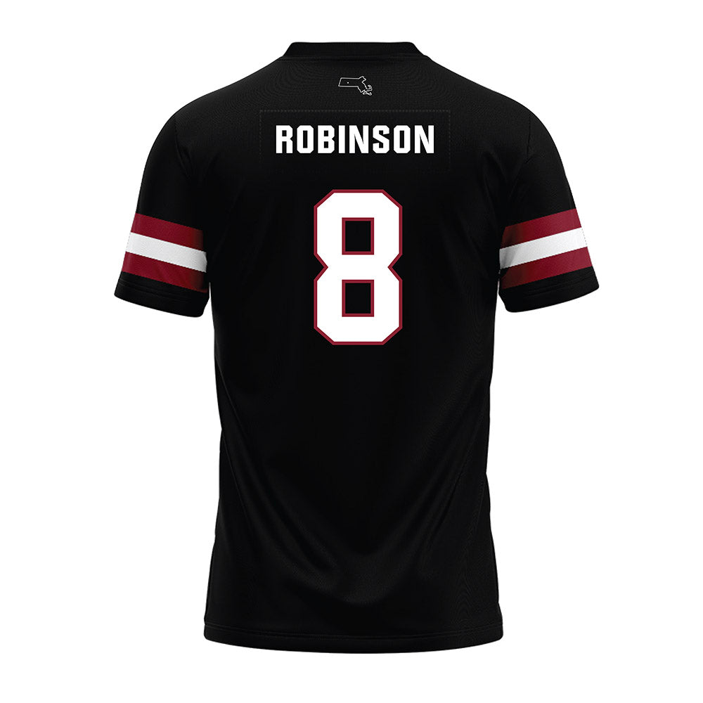 UMass - NCAA Football : Aquan Robinson - Black Premium Football Jersey-1