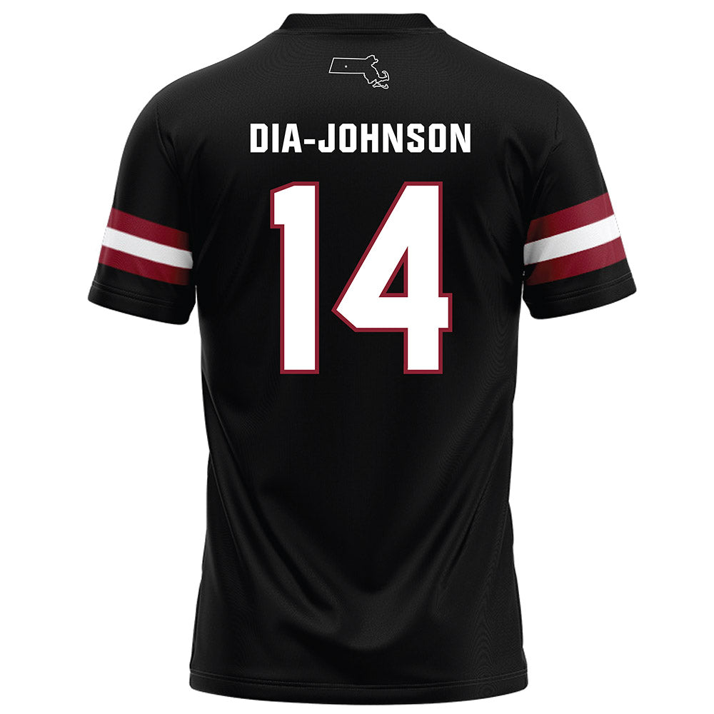 UMass - NCAA Football : Kezion Dia-Johnson - Black Football Jersey