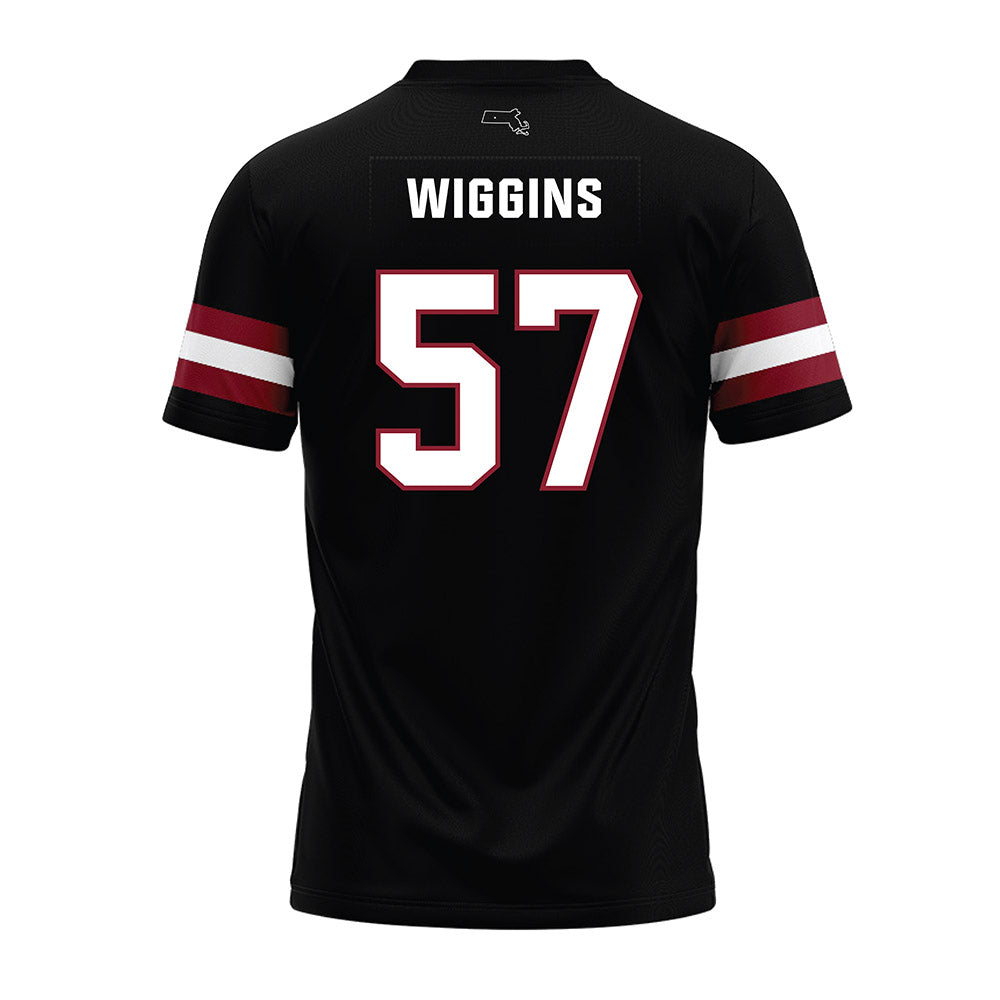 UMass - NCAA Football : Jaden Wiggins - Black Premium Football Jersey