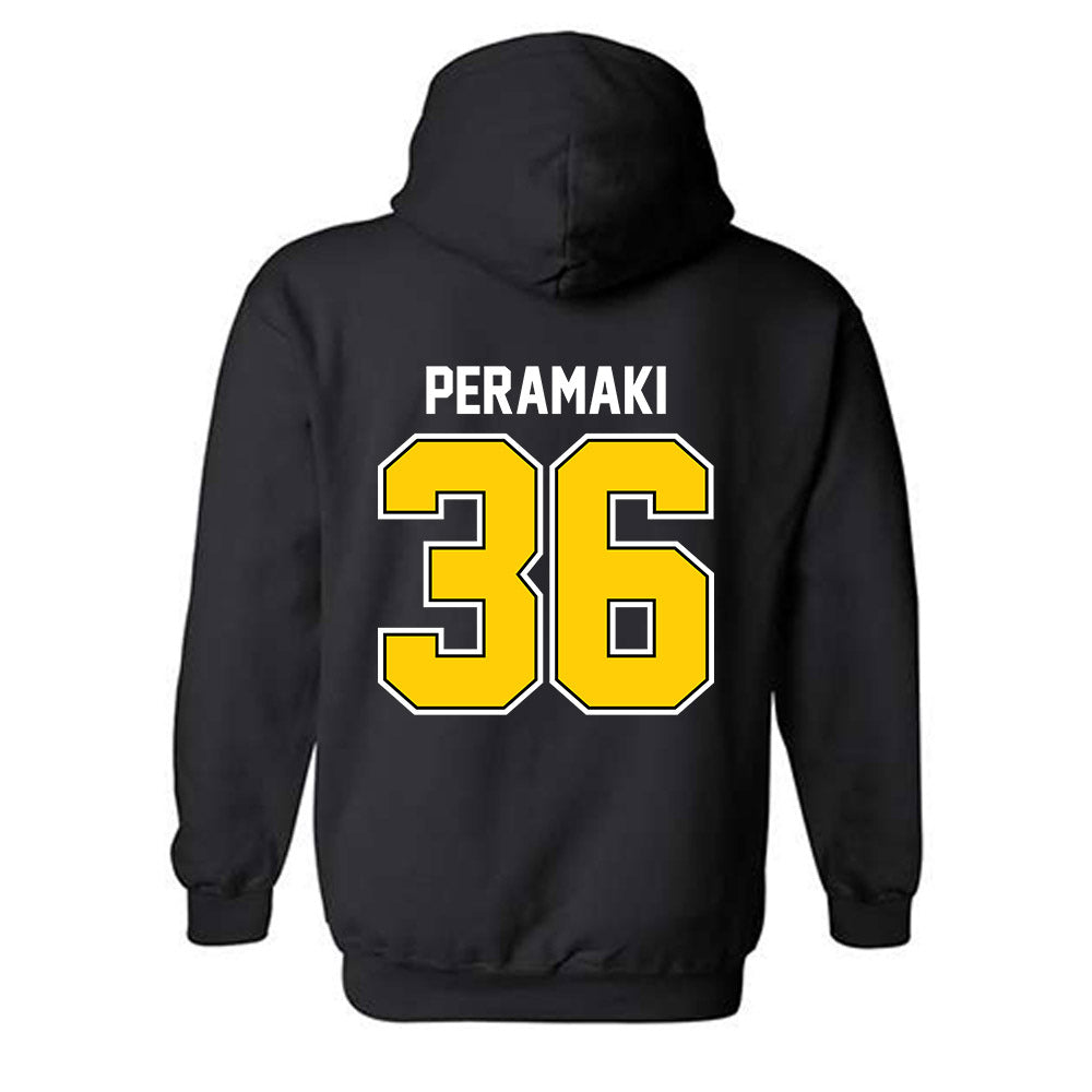 Michigan Tech - NCAA Football : Josiah Peramaki - Classic Shersey Hooded Sweatshirt-1
