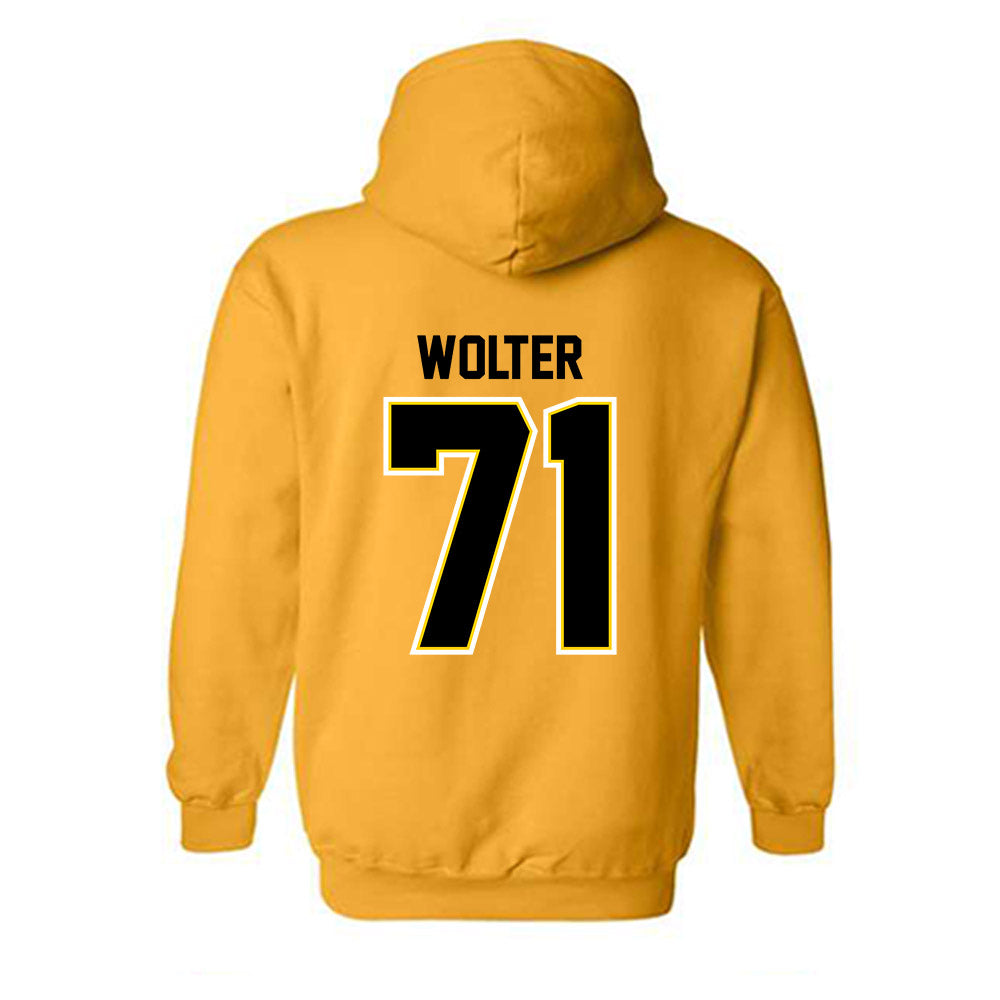 Michigan Tech - NCAA Football : Mason Wolter - Classic Shersey Hooded Sweatshirt-1
