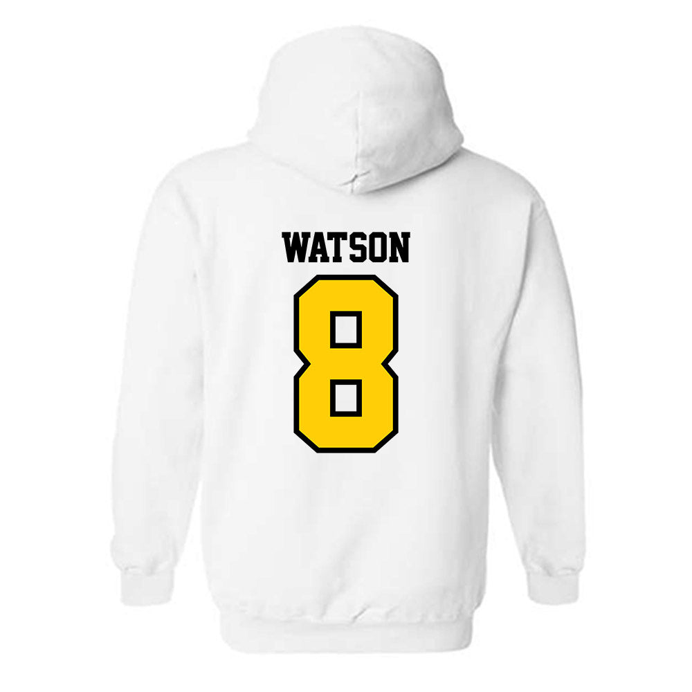 Michigan Tech - NCAA Football : Owen Watson - Classic Shersey Hooded Sweatshirt-1