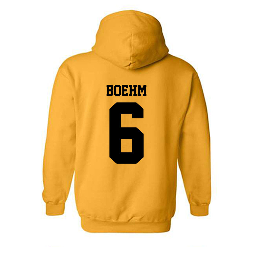 Michigan Tech - NCAA Men's Ice Hockey : Brayden Boehm - Classic Shersey Hooded Sweatshirt-1